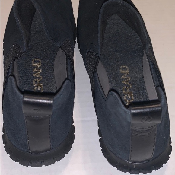 Cole Haan Zerogrand Slip On Ankle 7.5B Black Suede - Picture 5 of 6